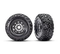 Traxxas TRX10272-GRAY T&W Rims Gray Maxx Slash Tires l/r