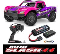 Traxxas TRX108164-1-Pink Traxxas Mini-Slash BL-2S 4X4 Pink 1/16 Short Course RTR