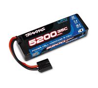 TRAXXAS TRX2844R LiPo Battery Power Cell 5200mAh 7.4V 2S 35C Hardcase ID