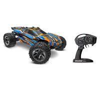 Traxxas TRX67376-4 Rustler 4x4 VXL HD Brushless TSM Stability System Orange
