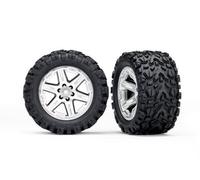 Traxxas TRX6773R Tires on Rim 2.8 RXT Satin Chrome / Talon Extreme (2 pcs.)