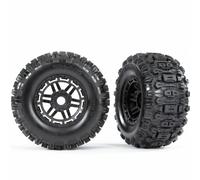 Traxxas TRX8973 Tire on Rim (Dual Profile 2.8/3.6) Sledgehammer Traxxas Maxx