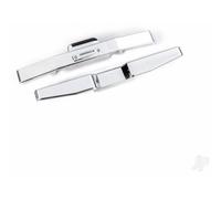 Traxxas TRX9847 Chrome Front and Rear Bumper Set for TRX-4MT K10