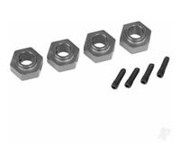 Traxxas Wheel Hubs 12mm Hex 6061-T6 Aluminium Charcoal Grey 4 Pack TRX8269A