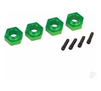 Traxxas Wheel Hubs 12mm Hex Green Anodised 6061-T6 Aluminium 4pcs TRX8269G