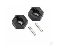 Traxxas Wheel Hubs, hex (2 pcs) / axle pins (2.5x12mm) (2 pcs) TRX4954
