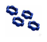 Traxxas Wheel Nuts 17mm Splined Serrated Blue Anodised 4 Pieces TRX7758