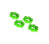 Traxxas Wheel Nuts Serrated 17mm Splined Green Anodised 4 Piece TRX7758G
