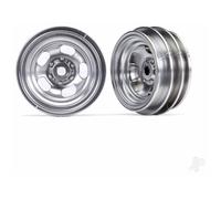 Traxxas Wheels 1.0 Inch Satin Chrome for RC Models TRX9869