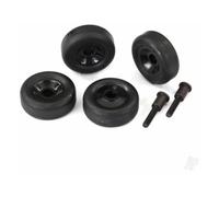 Traxxas Wheels 4 Pieces and Axles 2 Pieces for Maxx Wheelie Bar TRX4976
