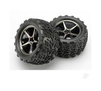 Traxxas Wheels and Tyres Assembled Talon Tyres 1/16 Scale TRX7174A