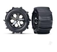 Traxxas Wheels & Tyres, Assembled Glued (2.8in) (2 pcs) TRX3689