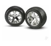 Traxxas Wheels & Tyres, Assembled Glued (2.8in) (2 pcs) TRX3770