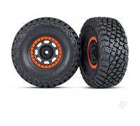 Traxxas Wheels Tyres Assembled Glued BFGoodrich Baja KR3 1/7 2pcs TRX8472