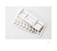 Traxxas Wing 1/16 E-Revo 4WD RC Monster Truck White Decal Sheet TRX7123