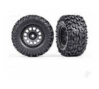 Traxxas XRT Wheels and Tyres 1/7 Maxx AT Black Assembled Glued TRX7875