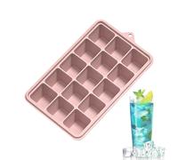 Tray 15 Compartments Easy Demoulding Reusable Containers | Freezer ice cube trays for cocktails, whisky, coffee, juice, chocolate, sweets, food,