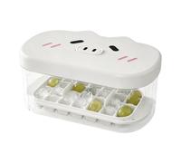 Tray, 24 Cavity Reusable Mould with Easy Removal, Storage Container and Lid - Ice Molds for Preparing Cocktails - for Cooling Drinks, Coffee, Cocktail, Whiskey and Whisky