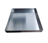 Tray,304 Stainless Steel air Conditioner Drip Tray 5 cm Height AC Water Collection pan Antis Leakage Plant Saucer Tool Organizer(90x20cm(36x8in))