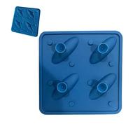 Tray - 4.33 Inch Silicone Shark Ice Mould | Food Grade Silicone - Non-Stick Flexible Mould Creates Fun Shapes for Cocktails, Whisky, Juice, Desserts and Party Drink