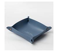 Tray. BasketKey Wallets Cell Phones Catchall Tray Nightstand Or Dresser Organizer Plate for Coffee Table Decorative(Blue,Small2)