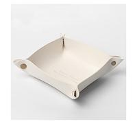 Tray. BasketKey Wallets Cell Phones Catchall Tray Nightstand Or Dresser Organizer Plate for Coffee Table Decorative(White,Small2)