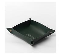Tray. BasketKey Wallets Cell Phones Catchall Tray Nightstand Or Dresser Organizer Plate for Coffee Table Decorative(Green,Small2)