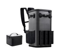 Tray Box Backpack - Thickened EVA Waterproof Gear Bag, Heavy Duty Rod Storage | 49L Outdoor Pack with Detachable Box, Heavy Duty Fishing Backpack for Shore Casting, Paddling Pool, V, 9 Rod Slot, Se