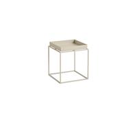 Tray Coffee Table Small Warm Beige/Steel