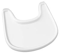 Tray Compatible with Stokke Tripp Trapp Chair, Ergonomic Curved Design, 100% BPA Free, Convenient to Use and Clean, Suitable for Babies 6-36 Months - White