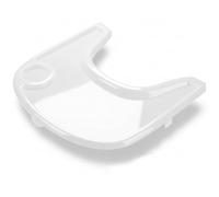 Tray Cover for Stokke Tripp Trapp High Chair - Clear | Easy-Clean Glossy Surface with Suction Plate Lock | Perfect Snap-On Fit Protects Original Tray | Dishwasher Safe