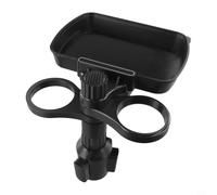 Tray - Fit for Vehicle Interior Accessories 360° Swivel Base for Drink Bottles Plus Snack Variable Dual Car Cup Holder Expander Having
