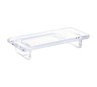 Tray for Bathroom Counter | Acrylic Bathroom Trays for Counter - Non-Slip Clear Holder Modern Decor, Organization and Storage for Makeup Perfume Soap Dish Plants Candle Decor
