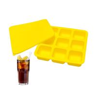 Tray for Freezer Compartment Silicone Container with Lid Simple | Ice cube maker whiskey, coffee, kitchen, parties, drinking, food, bar, camping, chocolate,