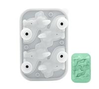 Tray for the Freezer, 4-Way Dog Shaped Tray, Cute Animal Figures, Whiskey Mould, for Fruit Juice, Coffee, Wine, Milk, Tea, Whiskey and Cocktail