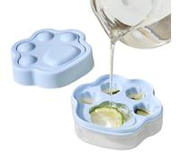 Tray for the Freezer, Squeezable Reusable Mould, Maker in Cat Paw Shape, for Camping, Picnic, Restaurant, Celebrations, Family Celebrations, Party and Kitchen