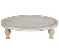 Beliani Cake Stand Luksor Mango Wood Light Brown