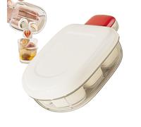 Tray - Practical Ice Maker for Kitchen 6 Compartments Easy Remove Press Mold Container for Fridge Freezer Kitchen Coffee Drinks Whisky Serving