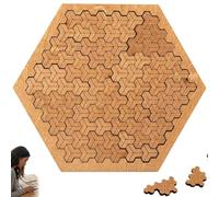 Tray Puzzles, 2026 New Portable Impossible Reverse Thinking Challenging Puzzle, Hard Difficult Wooden Jigsaw Puzzles for Adults, Unique Irregular No-Image Labyrinth (D)