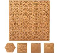 Tray Puzzles,Mind Bending Wooden Jigsaw Puzzle for Adults,Irregular Shape No-Image Reverse Thinking Tray Puzzle Game,Ultimate Brain Teaser Gift (B)