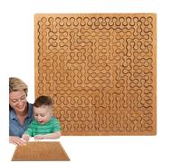 Tray Puzzles, Unique Irregular Wooden Geometric Labyrinth Challenge For Adults,Fine Motor Toys Learning Games, Wooden Puzzles With Creative Pattern, Educational Toys Brain Teaser For Kids Adults