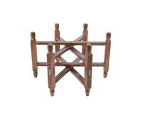 Tray Serving Tray Candle Tray Oriental Dark Brown Wood 80cm Decor Set
