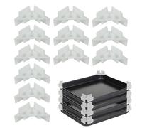 Tray Set,Cabinet Pantry Freeze Dryer Trays | Ice Bin for Freezer, Tray Holder, Freeze Dryer Accessories, Stackable Trays Organizer