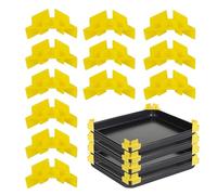 Tray Set | Freezer Ice Bin Dividers Tray Holder | Ice Bin for Freezer, Holder, Freeze Dryer Accessories, Stackable Trays Organizer