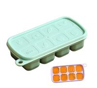 Tray - Silicone Freezer Cube Tray, Premium Square Cube Mold | Non-stick Stackable Design for Whiskey, Cocktails and Cold Drinks with a T