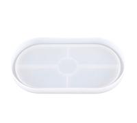 Tray Silicone Mould Oval Cups Coaster Mold Plate Dish Ashtray Mould DIY Resin Casting Mould