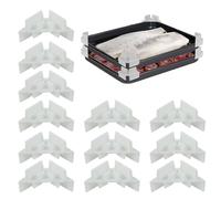 Tray Stacker, Freezer Dryer Tray Stacker, Cupboard, Pantry, Freezer Dryer, Trays, Stacking Devices, Pack of 12, Ice Containers for Freezer, Tray Holder, Accessories for Freezer Dryer, S