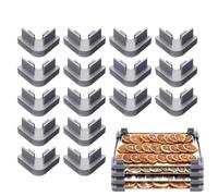 Tray Stacker, Reusable Versatile Layered Pan Stack Holder, 16 Pieces, Meal Preparation, Baking Tray Stack, for Kitchen and Fridge and Cupboard