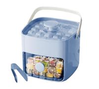 Tray with Double Layer Lid Easy Release | Easy Release Ice Cube Mould for Drinkers Barmans Home Office Parties Apartment Camper Van Wine Juice