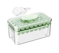 Tray with Lid and Bin - Double Layer Quick- Ice Trays